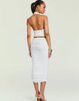 Pia Mesh Midi Skirt
