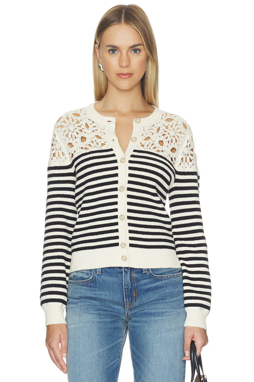 The Coastal Stripe Cardi