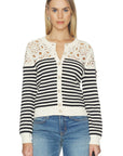 The Coastal Stripe Cardi