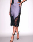 Juliet Lace & Silk Skirt