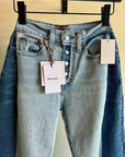 Exposed Button Denim