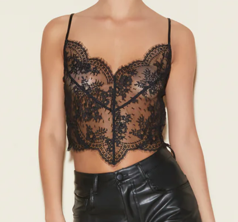 Frankie Lace Crop Top