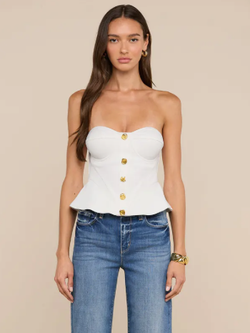 ANNA STRUCTURED PEPLUM CORSET