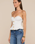 ANNA STRUCTURED PEPLUM CORSET