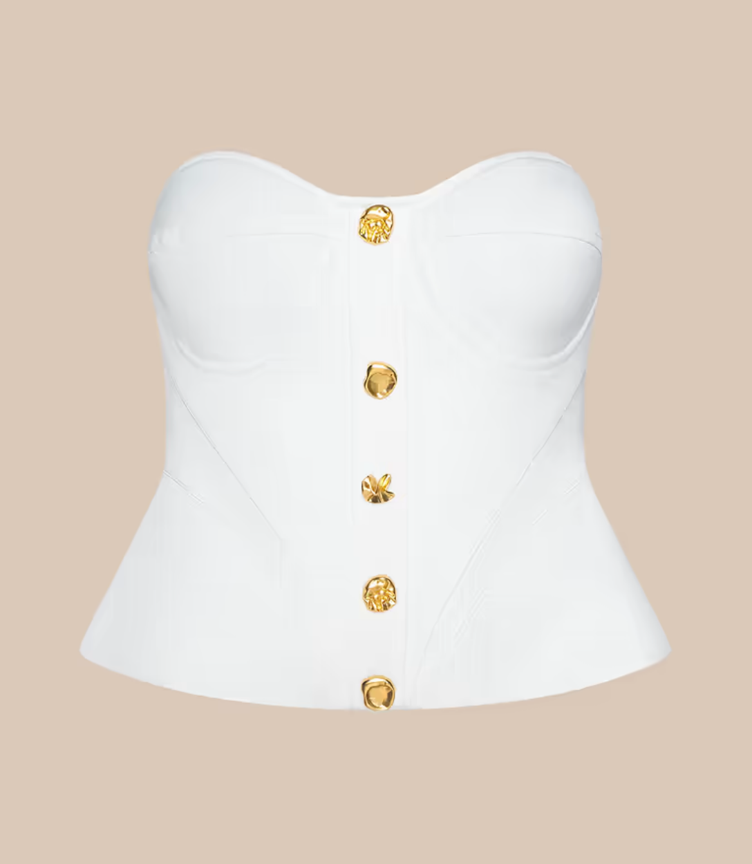 ANNA STRUCTURED PEPLUM CORSET