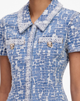 Blue Collared Denim Dress