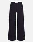 The Slim Palazzo Cuffed Trouser