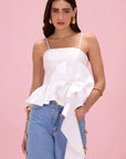 Blossom Poplin Floral Top