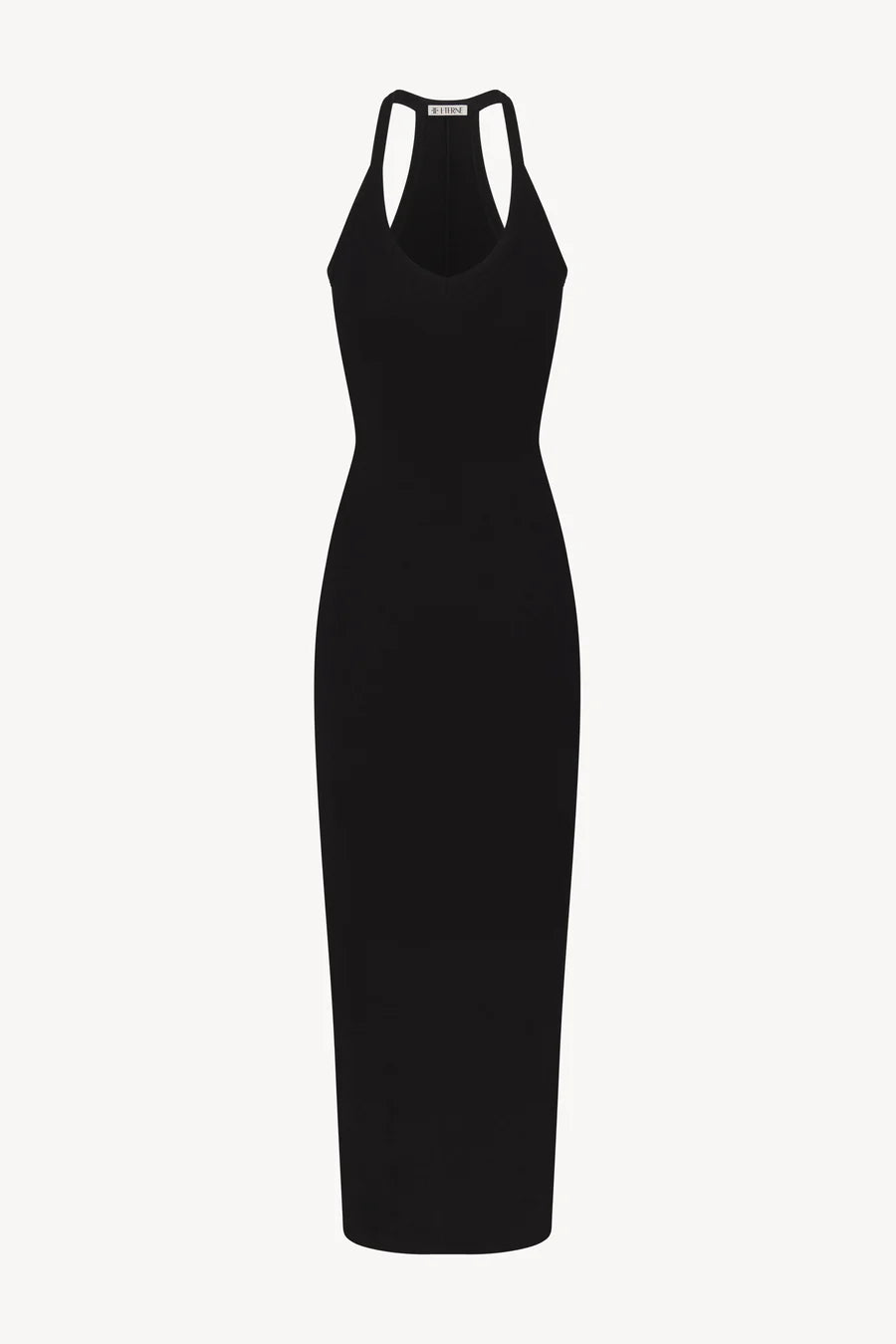 V-Neck Racerback Midi Dress
