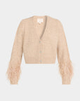 Bria Feather Cardigan