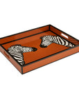 Zebra Lacquer Tray